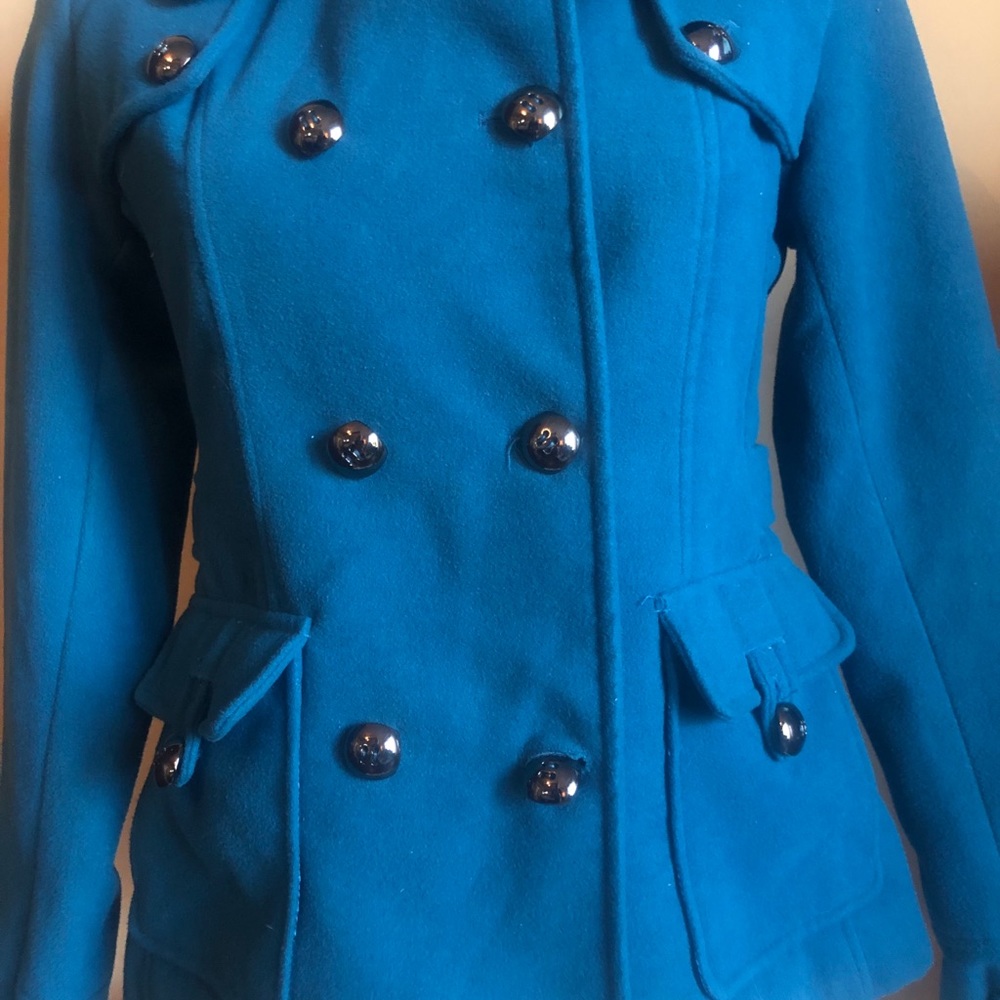 💙Pink Envelope Pea Coat💙 - Picture 2 of 7
